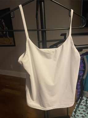 Classic White Spaghetti-Strap Camisole
